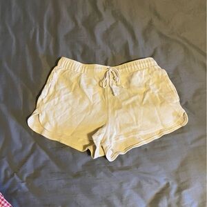 Casual Cream Shorts